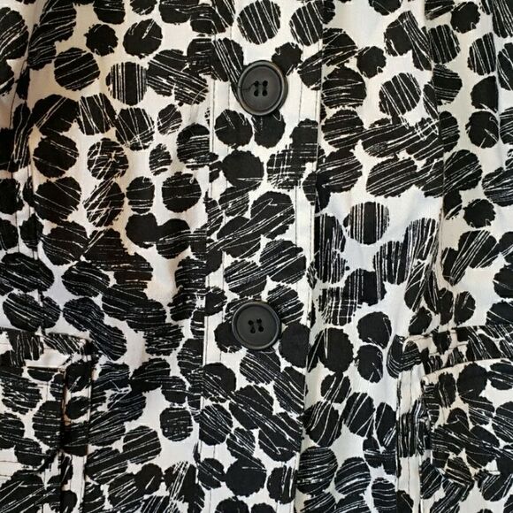 SUNNY TAYLOR 3/4 Sleeves Black & White Jacket - Picture 2 of 5